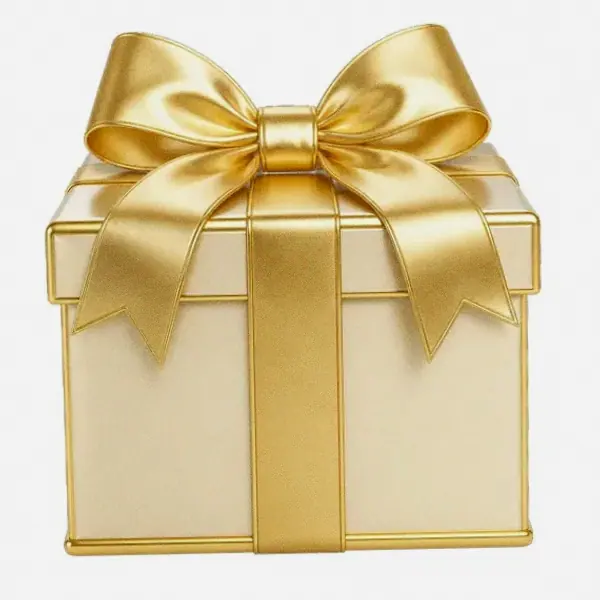 Wrapped gift box — Magic Red